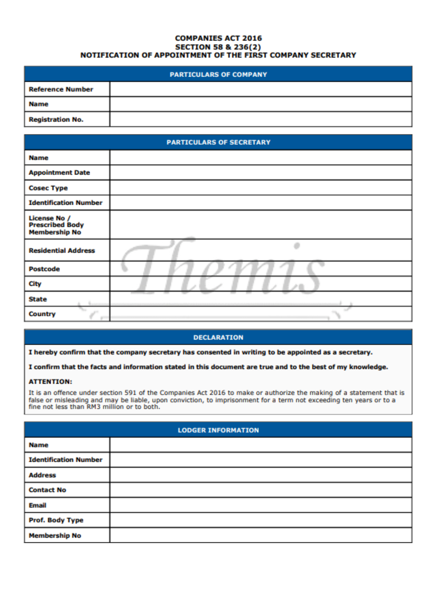 Section 58 & 236(2)